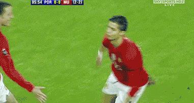 c罗曼联时期的最后一个帽子戏法,c罗在曼联时期经典庆祝动作