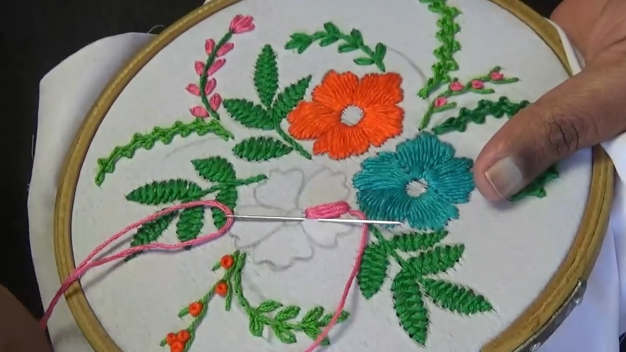 刺绣小教学,手工刺绣教程简单大全
