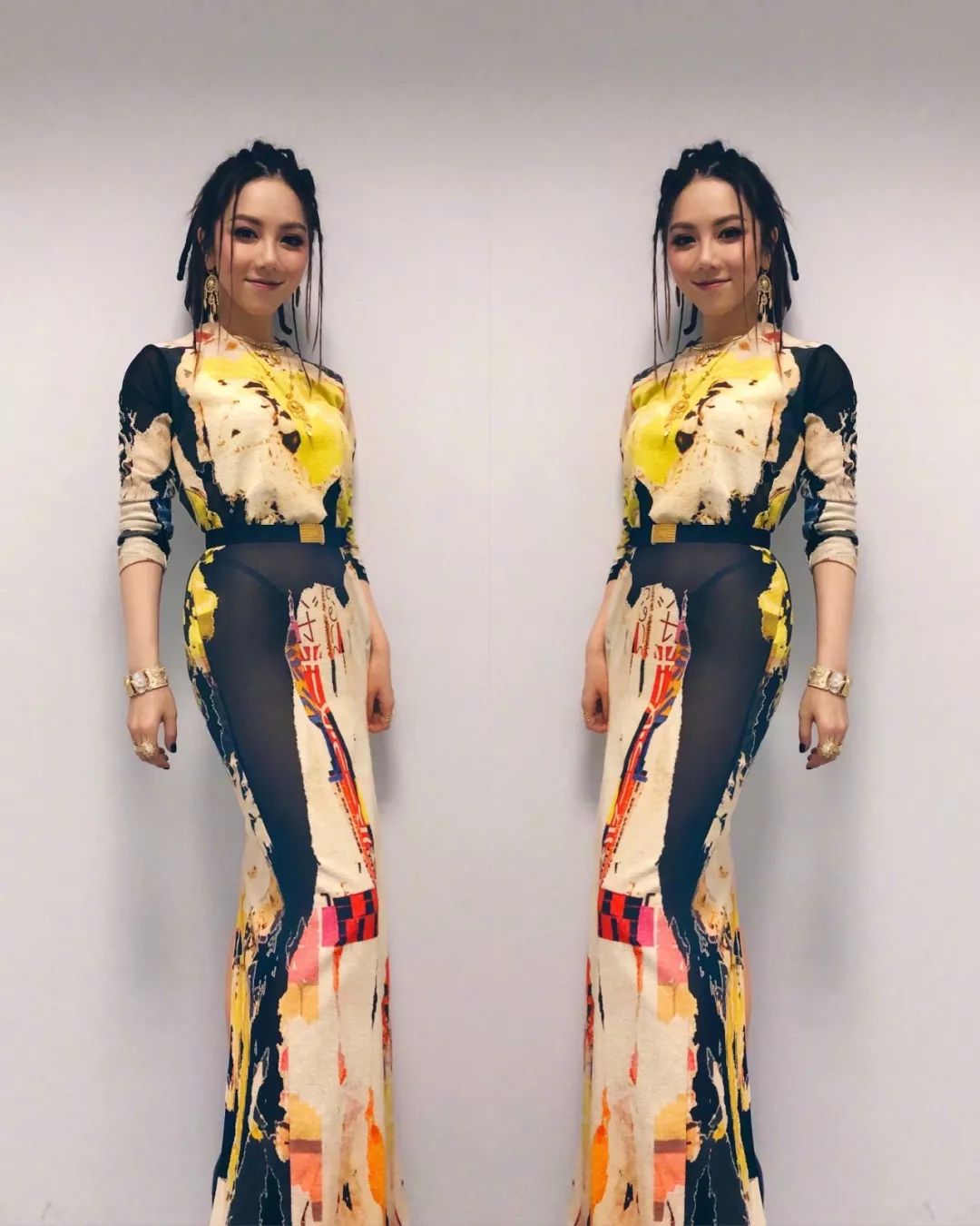 邓紫棋同款蛇形戒指,戒指不能戴太满