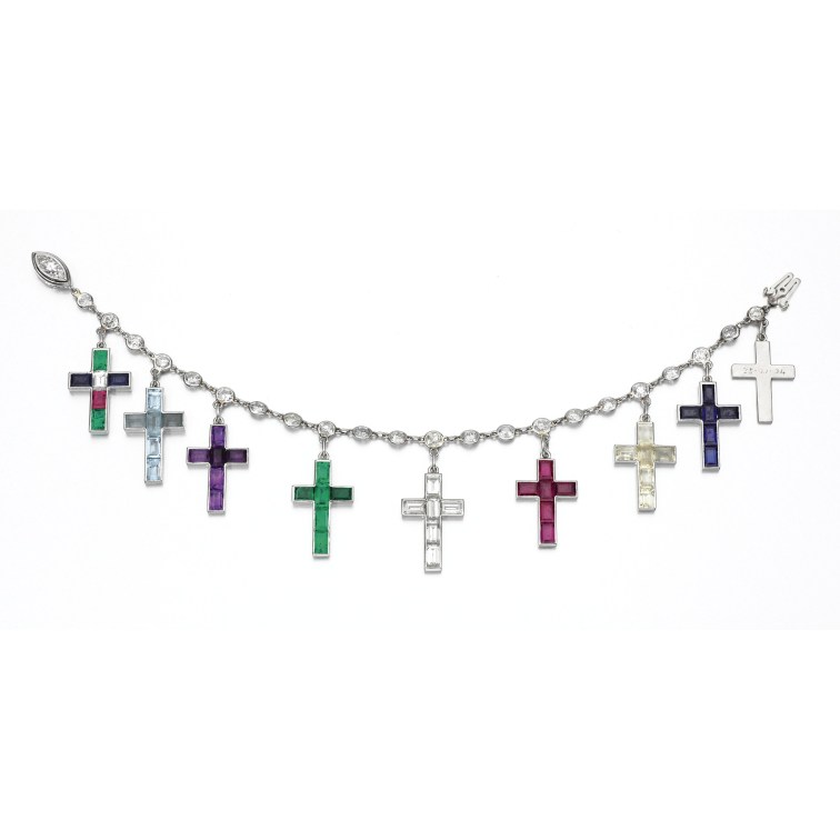 戴安娜王妃珍珠手链,戴安娜王妃的三排巴洛克珍珠项链