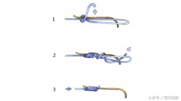 鱼钩八字环怎么绑法图解,图解鱼钩的六种常见绑法
