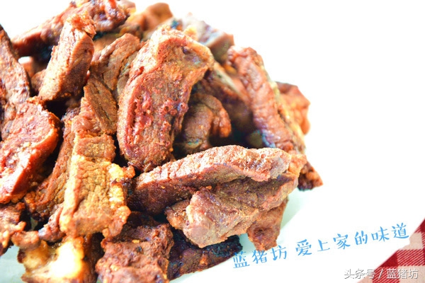 纯手工制作无添加剂牛肉干,自制牛肉干专用料