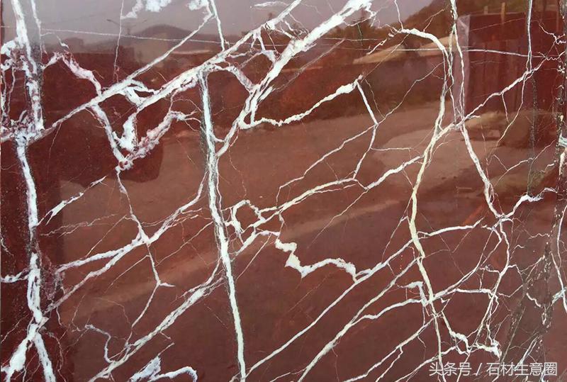 紫罗红大理石是合成的吗,高端紫罗红大理石图片