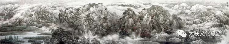 北派山水名家邀请展,荆山楚水山水作品欣赏