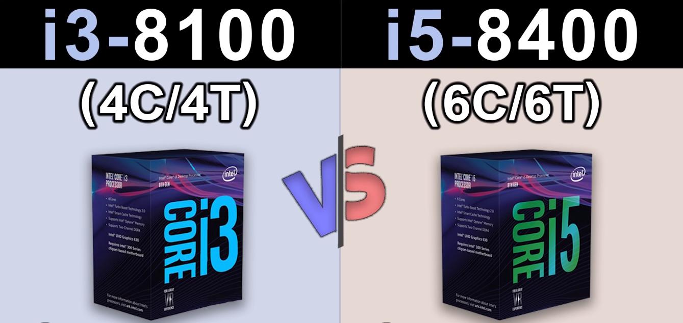 i3-8100与i5-8400间差距有多大？实测对比