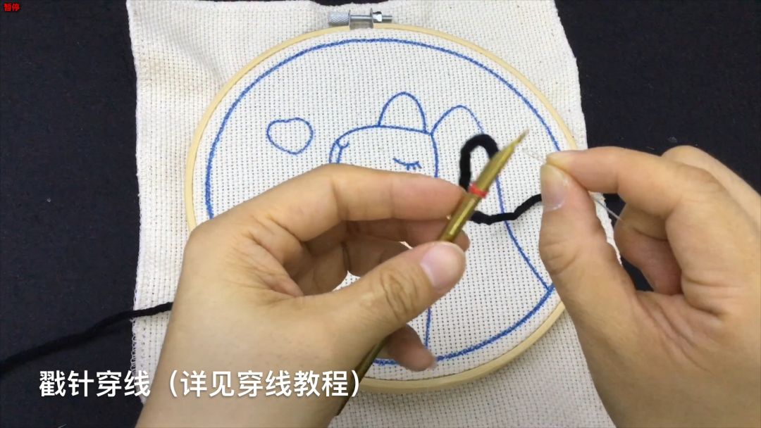 diy刺绣小图案戳戳绣,刺绣文化戳戳绣