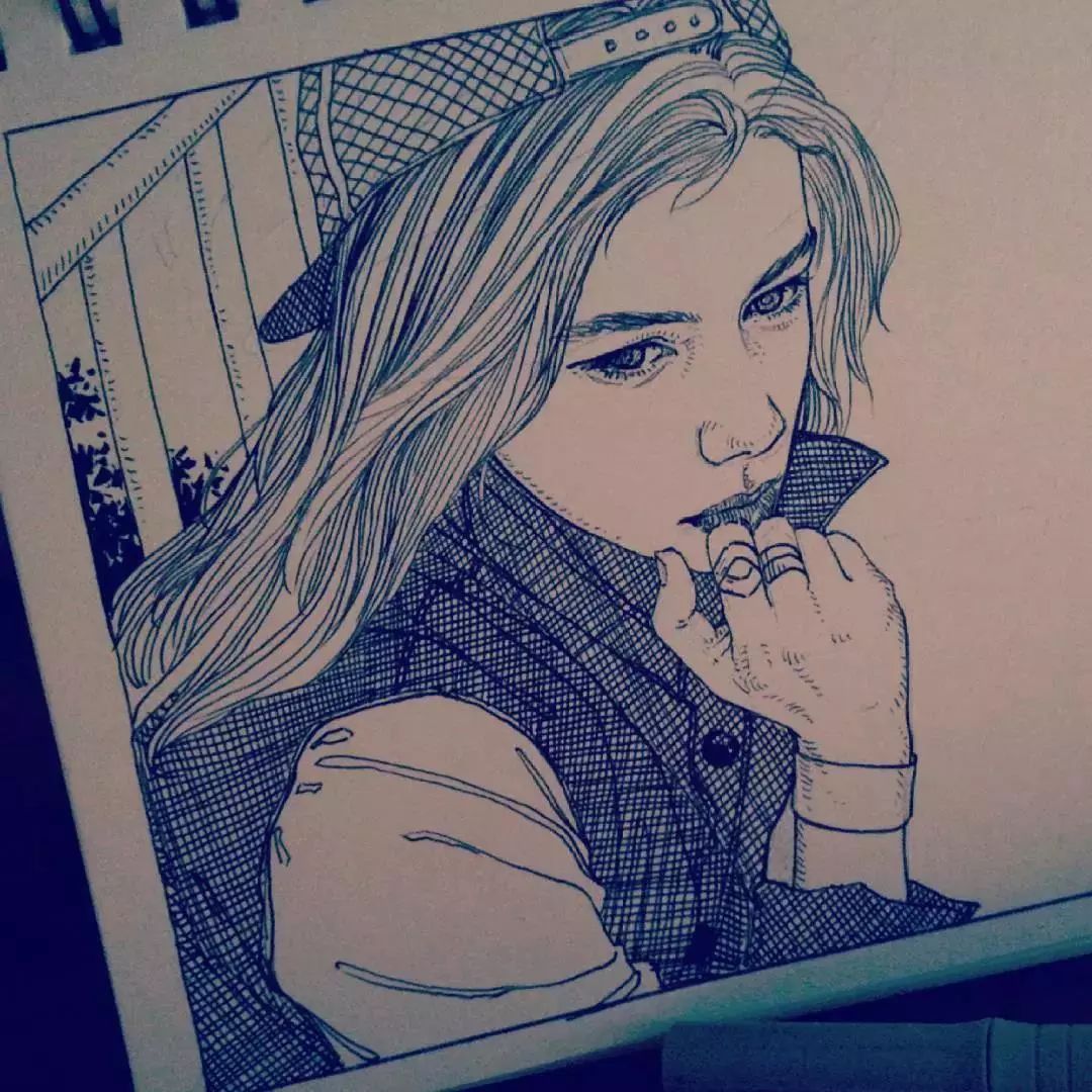 简单针管笔手绘花,简单易学针管笔手绘