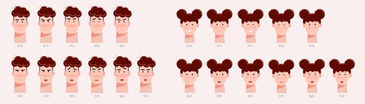 插画组件库用途,插画人物组件化