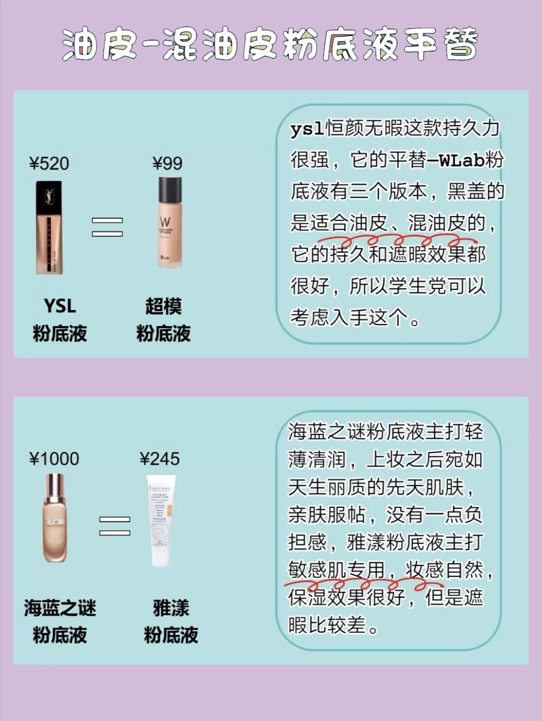 粉底液平替,大牌平替化妆品