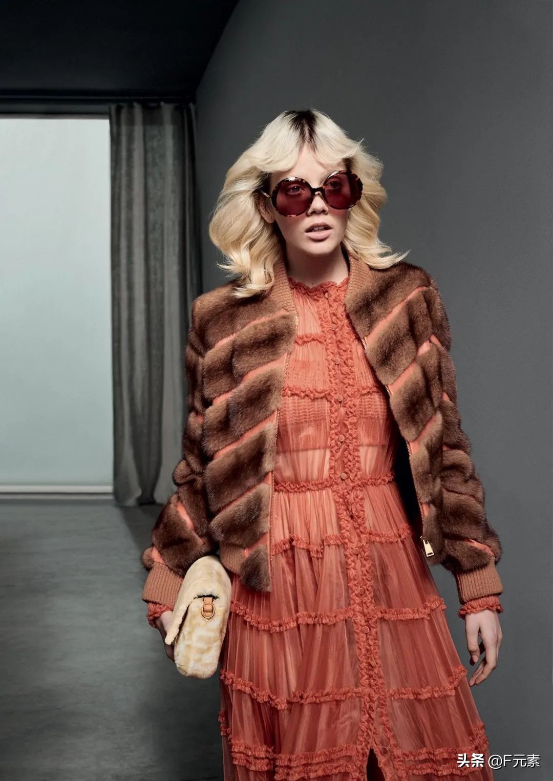 用皮草记录时代fendi2020秋冬发布,fendi皮草