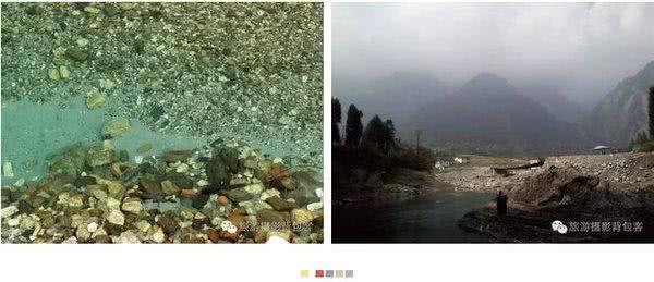 卧龙谷银厂沟,银厂沟两山合拢现状