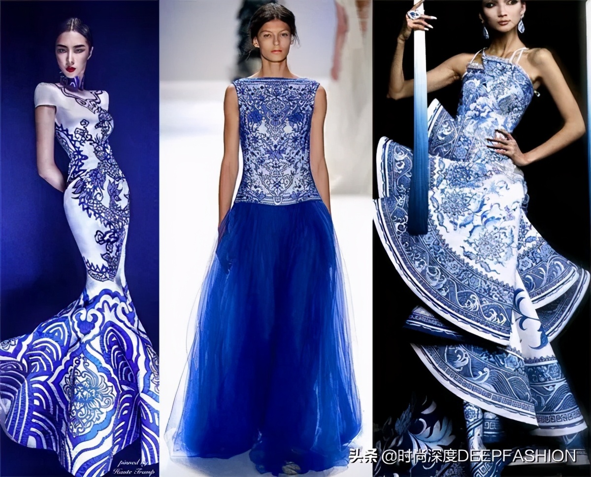 中国传统纹样“之”青花纹样