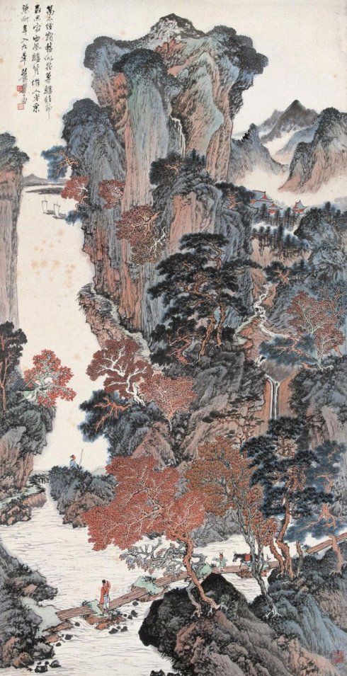 郑午昌花鸟,丝鬓散人郑午昌百幅绘画作品赏析