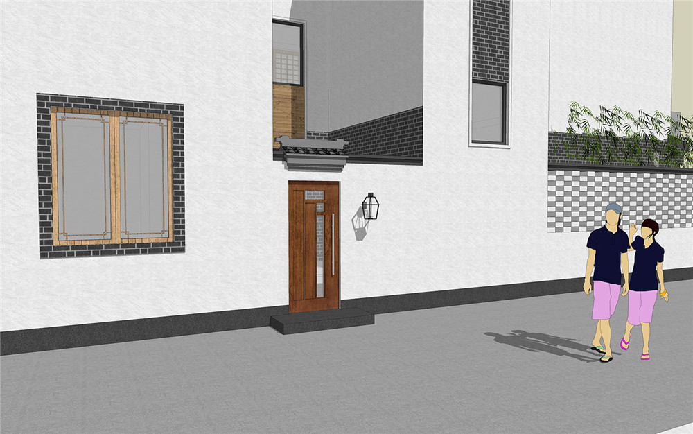 徽派中式自建独栋庭院小别墅,自建徽派中式小别墅100平米