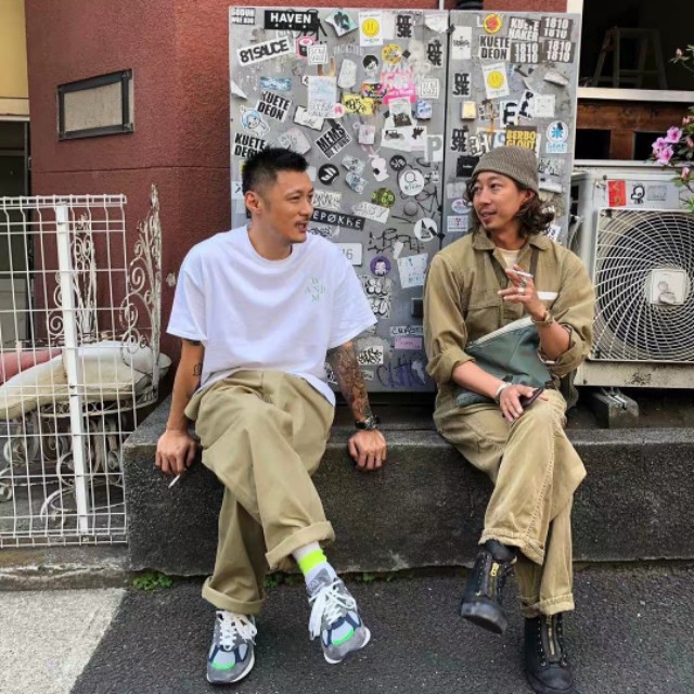 日式风格男工装,男士设计感工装