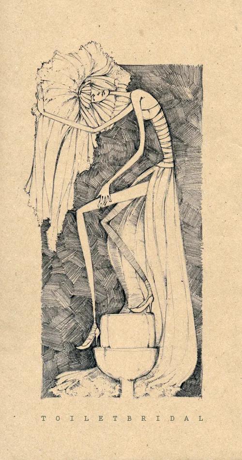 实用的针管笔手绘黑白自创画教程,针管笔绘画完整版