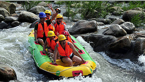 尧山免费玩水,尧山几个漂流区