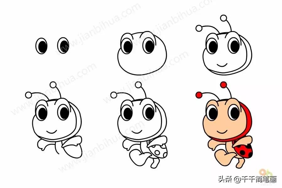 幼儿园动物的水墨画入门,儿童动物画入门简易范画