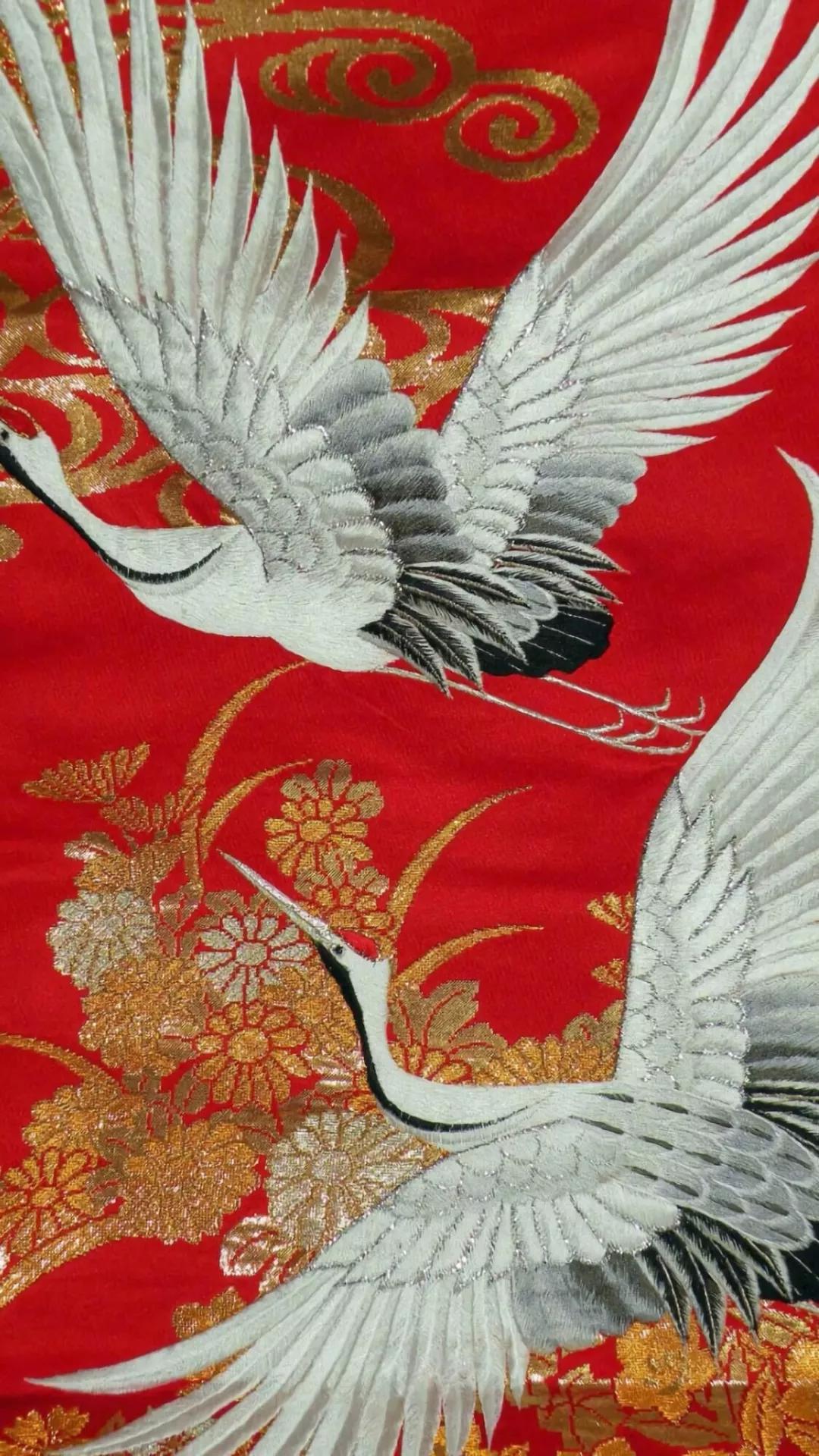 超高清古风仙鹤壁纸,仙鹤图案的中国风壁纸