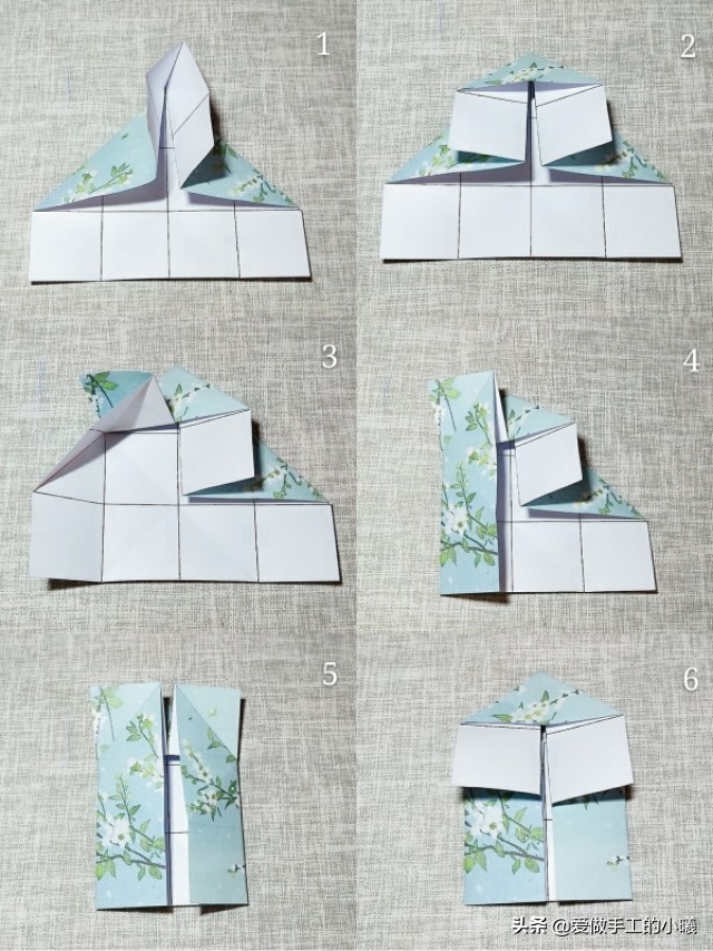 好看的折纸信封怎么折,手工折纸教程折信封