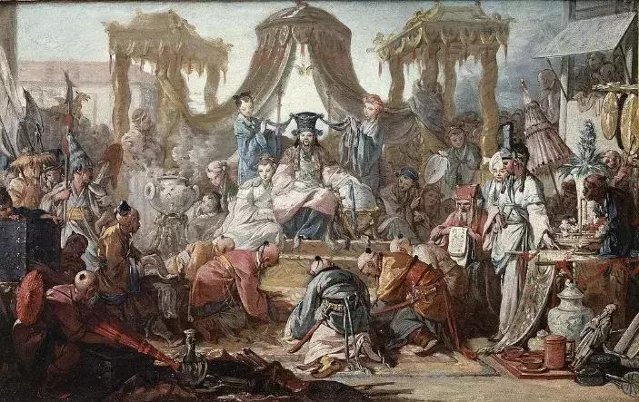 乾隆年有蒙娜丽莎的西洋画吗,乾隆看西洋画