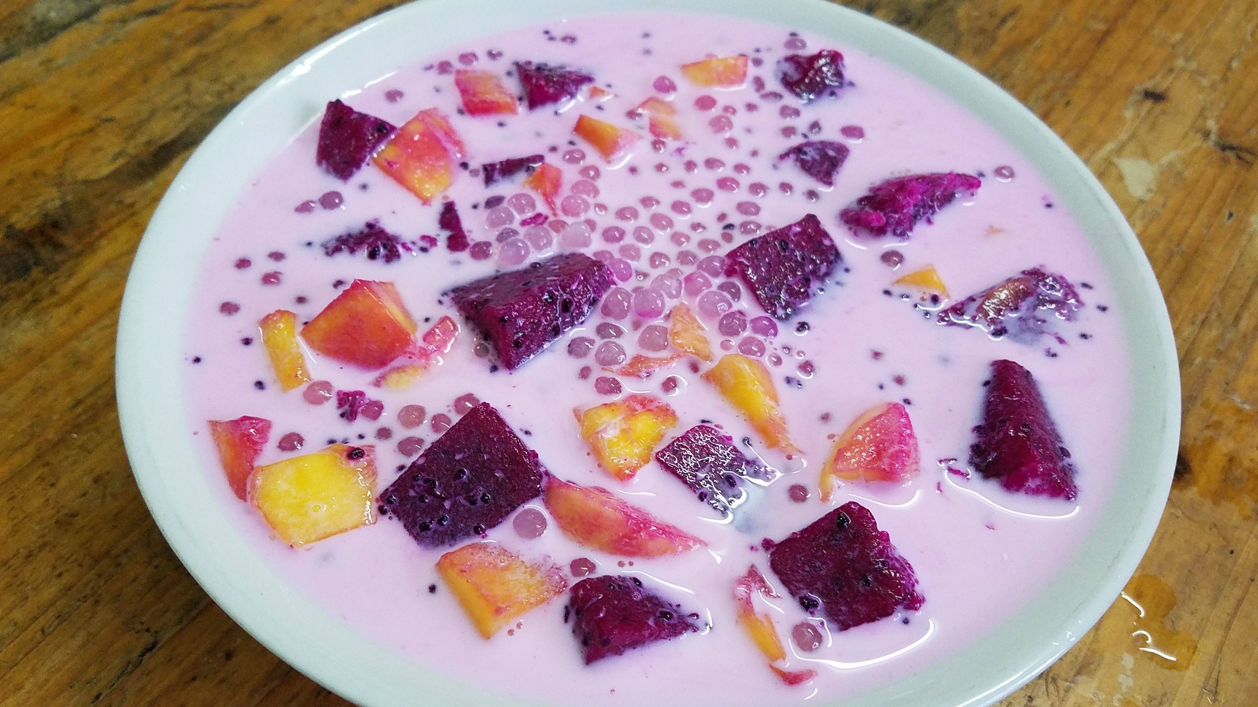 水果西米露做法放什么奶茶,西米露夏天饮品