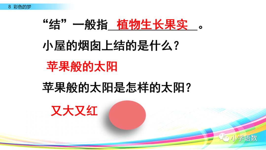 二年级下册语文彩色的梦教学视频,二年级语文下册彩色的梦教材全解