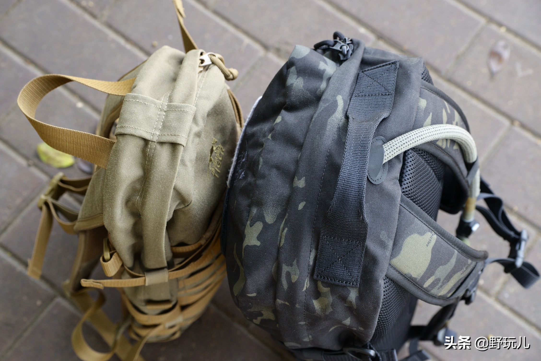 军事风格双肩包推荐,黑色军用双肩包