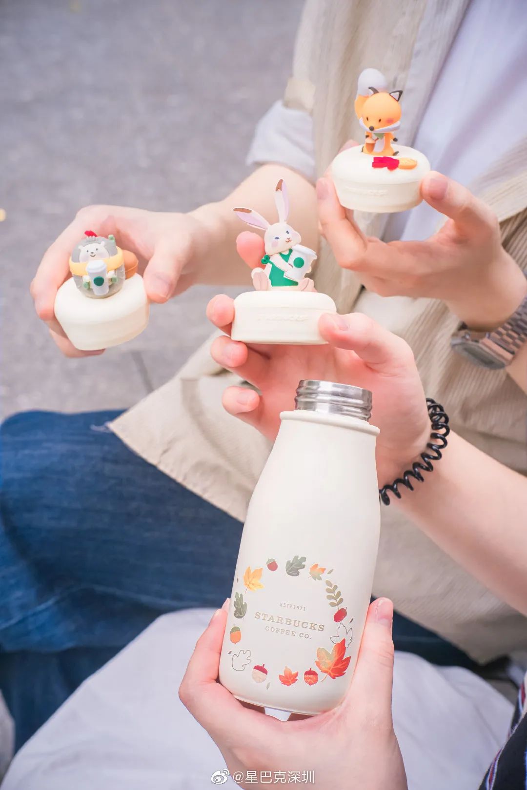 星巴克杯子2020圣诞双杯礼盒,星巴克2023中秋杯子
