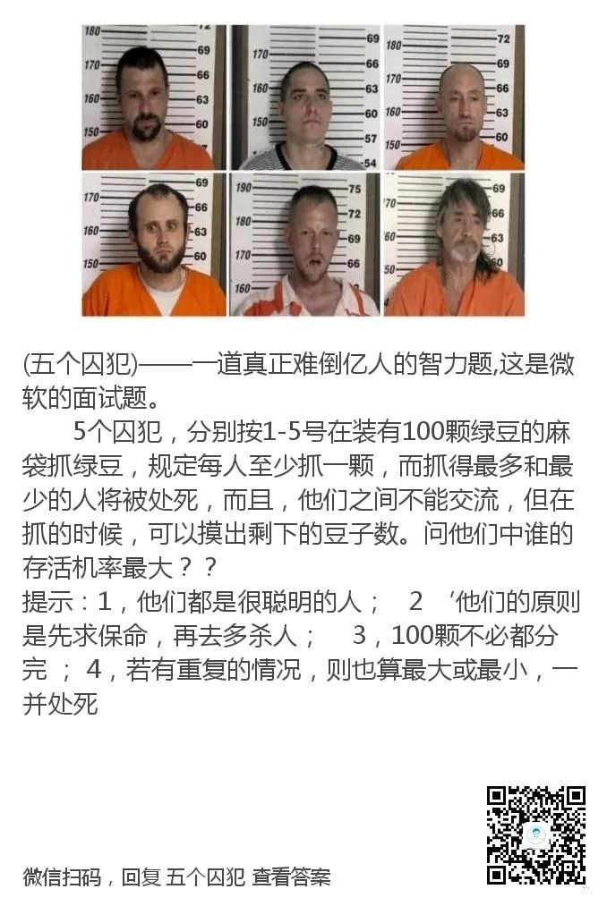 十道烧脑智力推理题有答案,14个高智商推理题