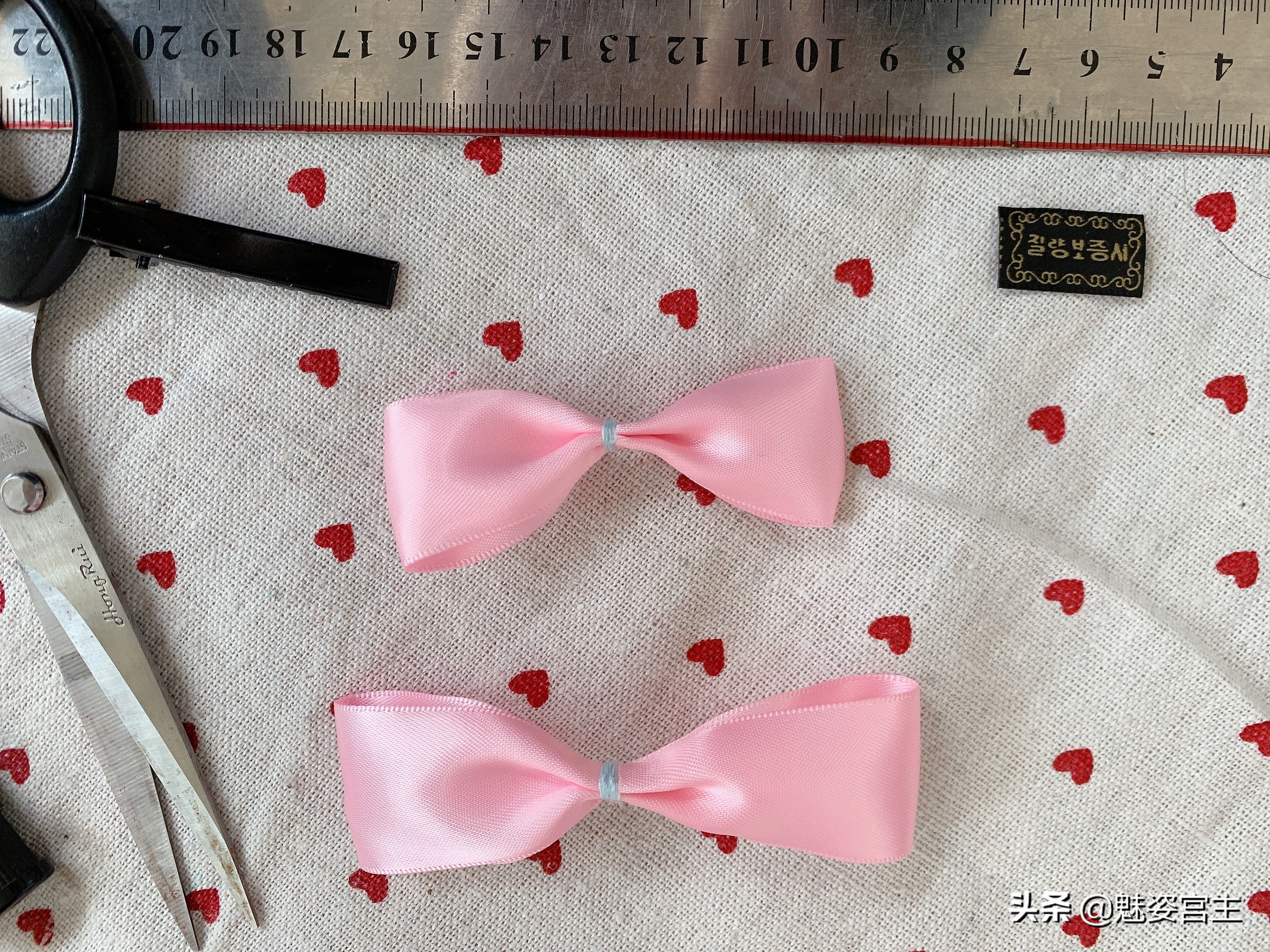 花夹的制作方法,简单发夹制作教程