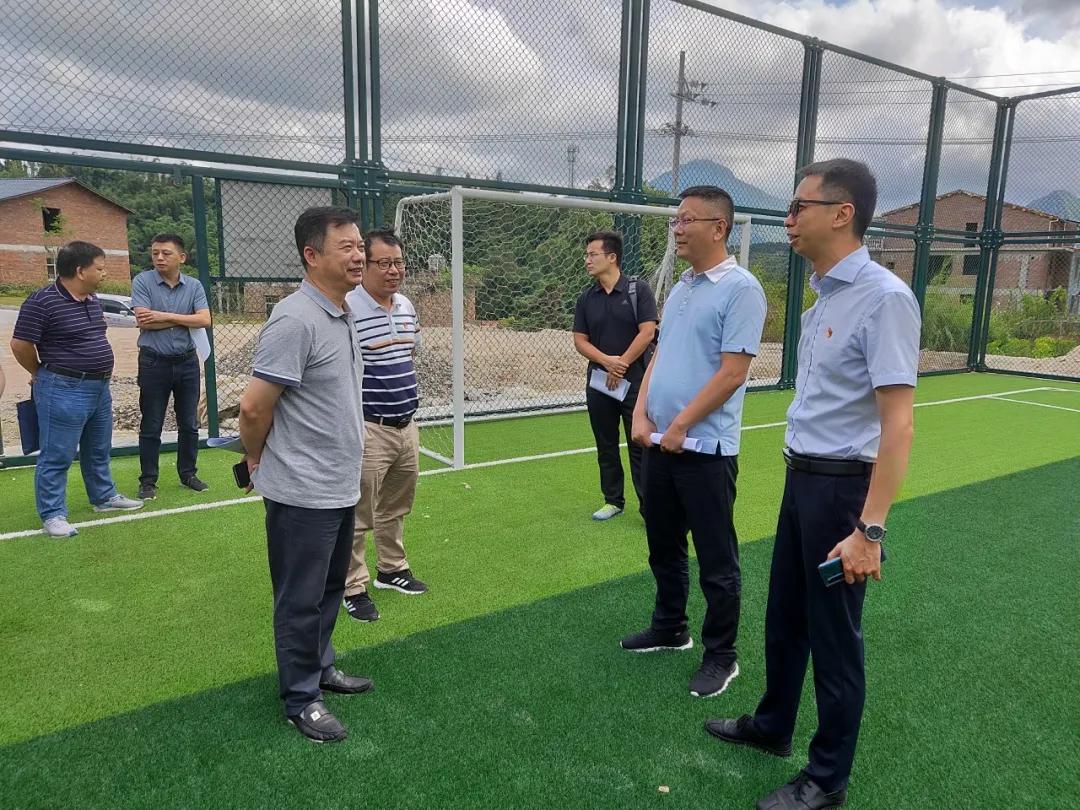泉州市发改委、体育局开展社会足球场地设施建设实地调研
