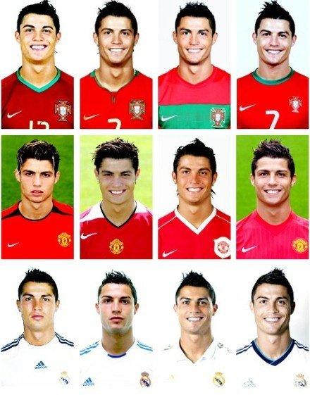 c罗本届欧洲杯发型,c罗回归曼联最新发型