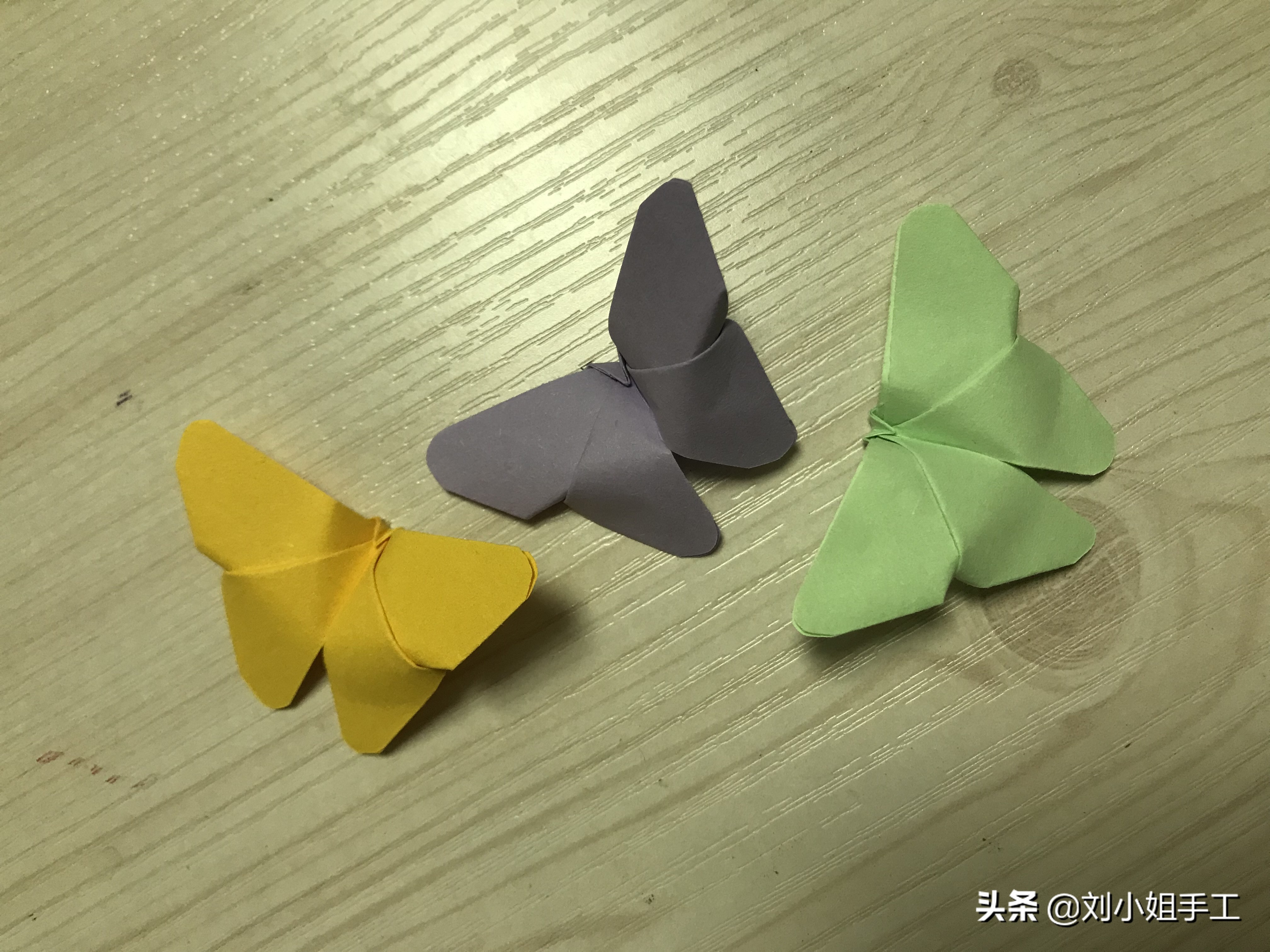 简单的蝴蝶折纸戒指,会飞蝴蝶简单折纸
