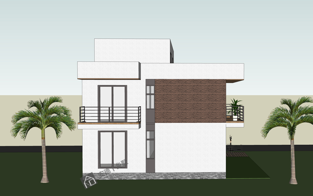 海南一层别墅主体造价,海南文昌13x10米别墅