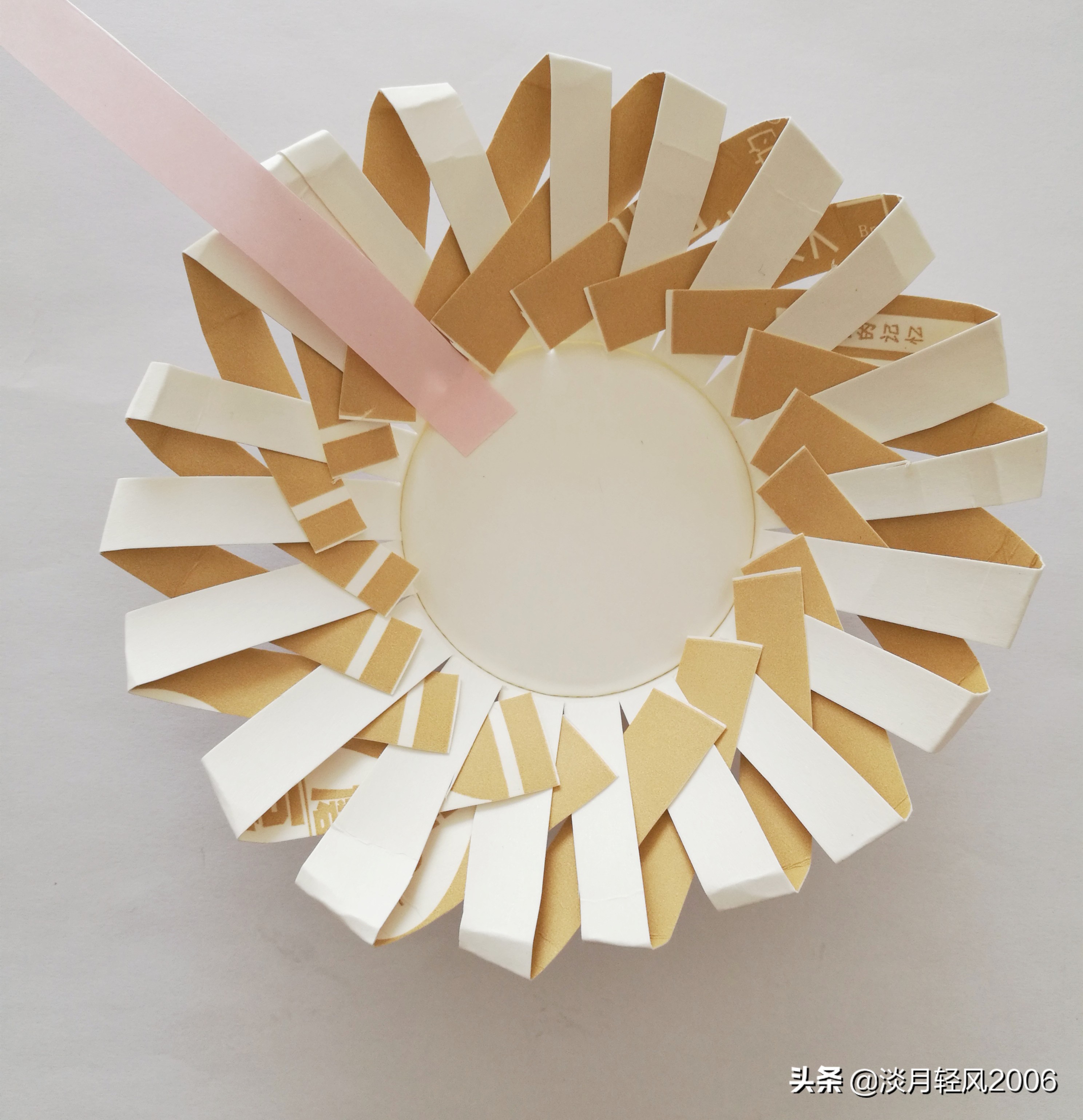 幼儿园手工制作吸管篮子,小学生手工卡纸制作小篮子