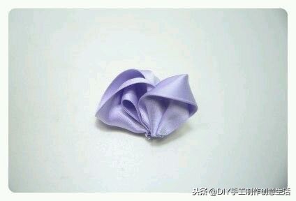 2.5厘米丝带古风蝴蝶结发饰教程,儿童古风丝带蝴蝶结发饰diy教程