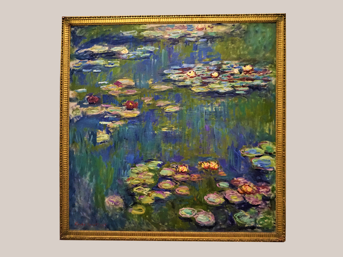 莫奈睡莲茶几,睡莲茶几
