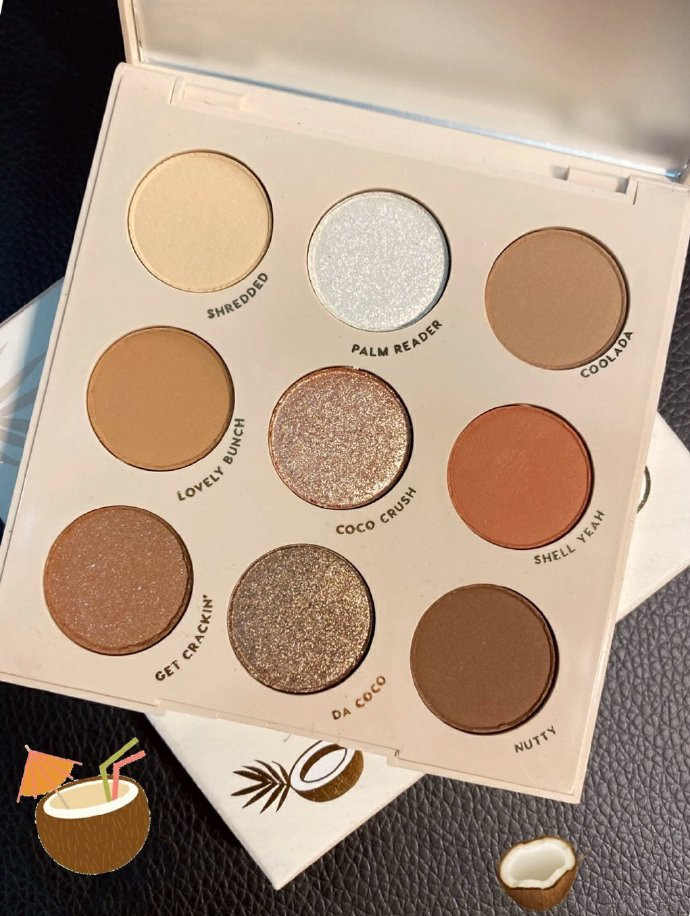 最惊艳的colourpop眼影盘,橘朵colourpop眼影盘