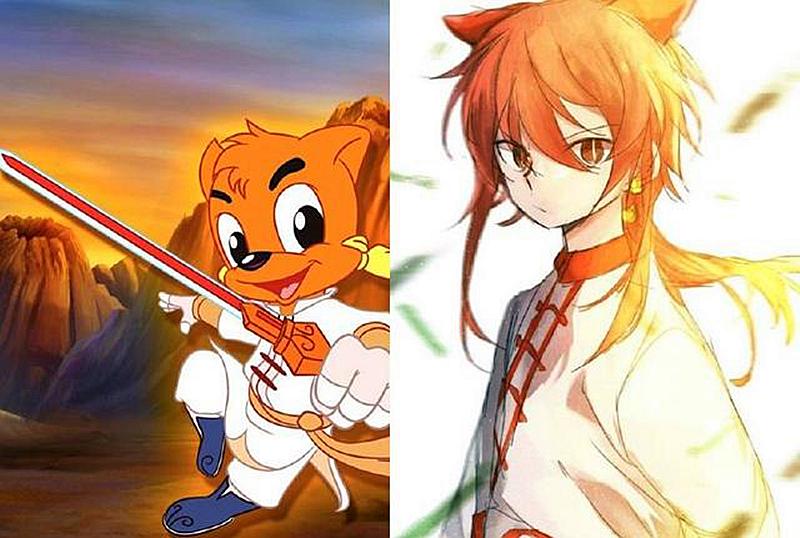 千与千寻白龙无脸男拟人化,当动漫人物拟人化后究竟有多帅