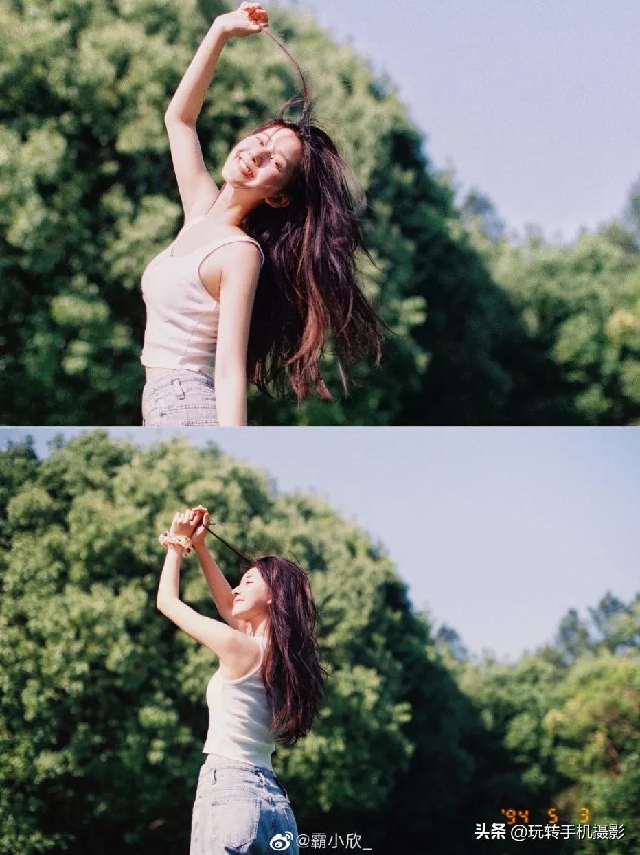 跟着赵露思学拍照调色,跟着明星学拍照赵露思