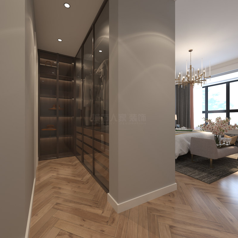 西安曲江美好时光95平米装修,曲江现代简欧风格推荐