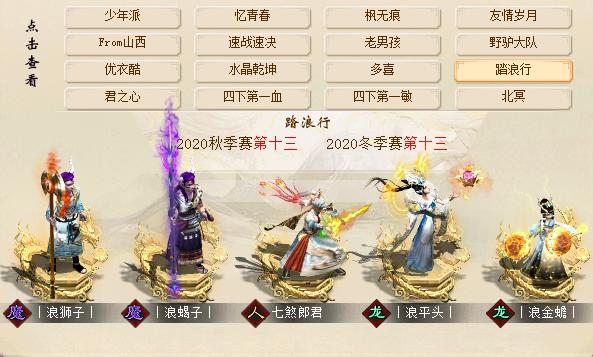 大话西游2最新8强,大话西游2巅峰赛排名