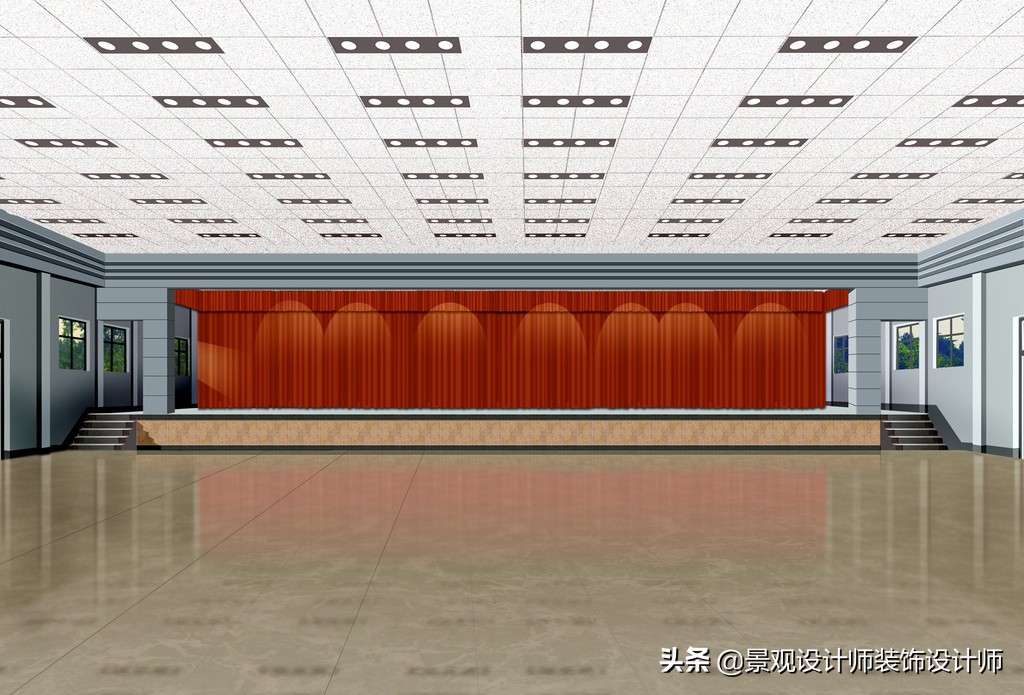 多功能厅设计案例参考图,家庭多功能厅装修效果图