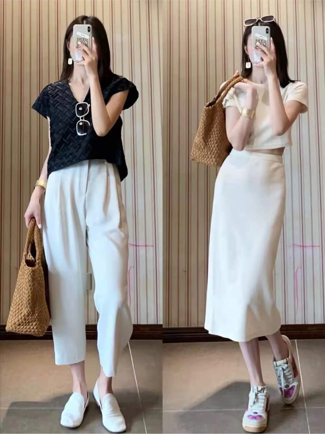 短发适合穿什么衣服夏季,高级感贵气夏季衣服穿搭