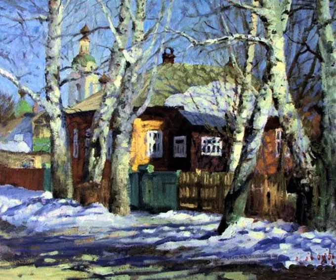 西欧大师画家的风景油画作品,卢卡斯风景油画作品