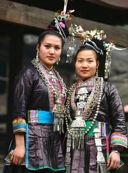 侗族服饰民族服饰,五十六个民族服饰侗族服饰