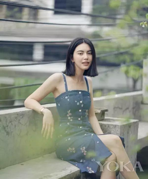 泰国第一美人热巴,泰国比利时混血神颜