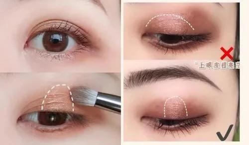 眼妆教程干净高级初学者巨简单,眼妆教程淡眼妆