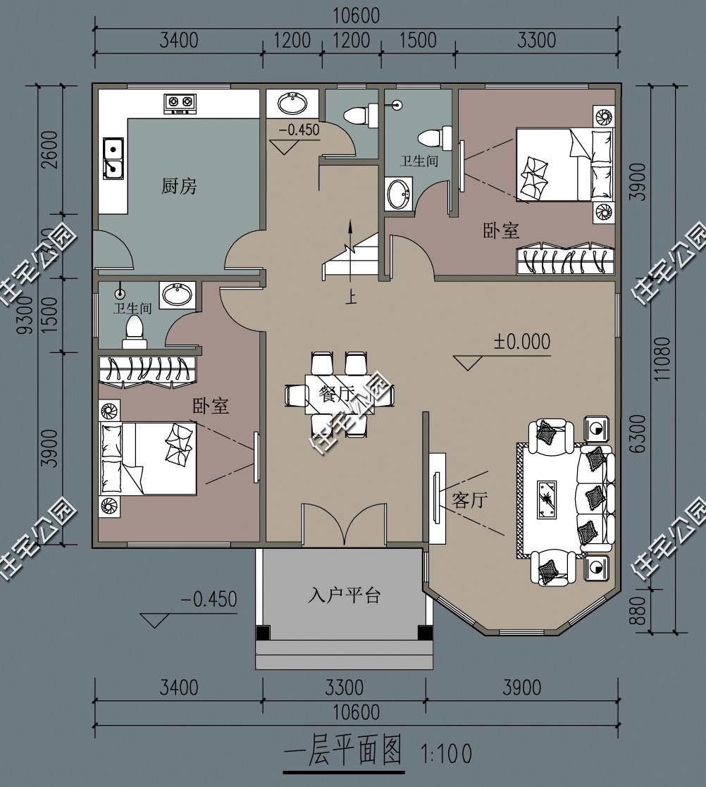 10套二层农村别墅图便宜又好看,50套农村二层别墅图纸及价格